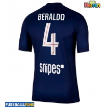 Paris Saint-Germain Lucas Beraldo #4 Heimtrikot 2025-26 Kurzarm